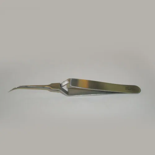 Forcep Needle Point Curved Self Retaining 125mm