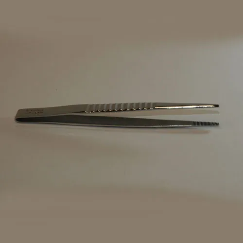 Forcep Thumb Turnover Type Straight Blunt 130mm