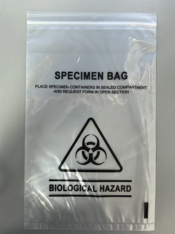 biohazard specimen transport bags