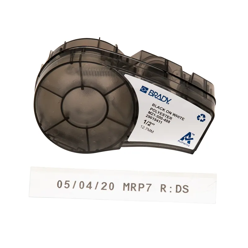 BMP21 Plus Series B-488 Matte White Polyester Labels (Cartridge)
