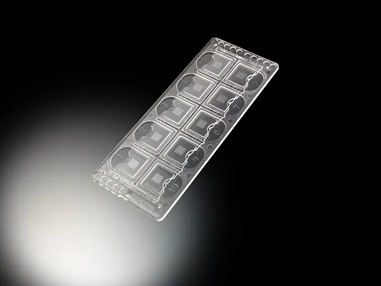 Vetriplast Urine Analysis Slide with 10 wells with 9 X 9 Grid (100/Pack)