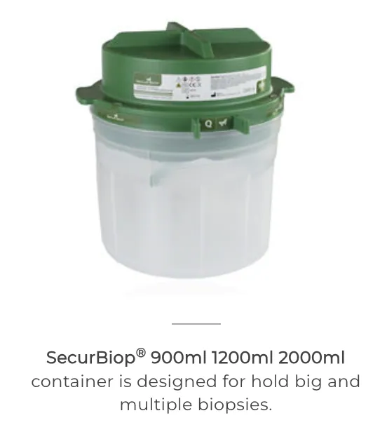 SecurBiop ® Biopsy Specimen Container 900ml, pre-filled with 10% NBF