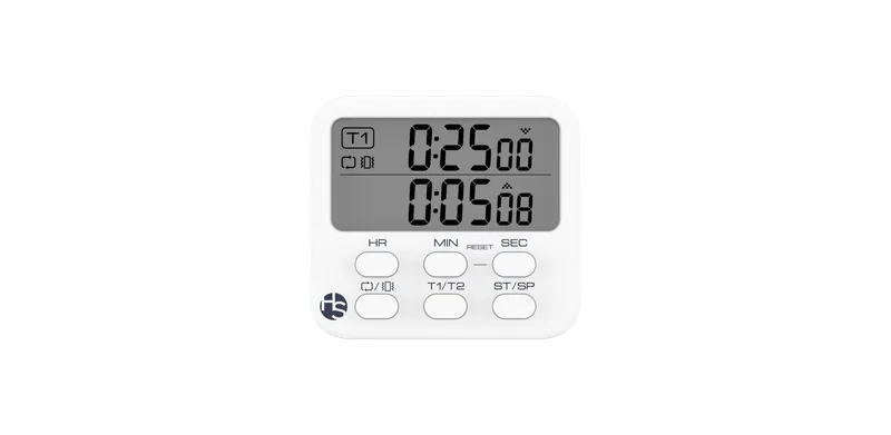 Dual Screen Digital Timer x 2 T1 and T2, countup/count down
