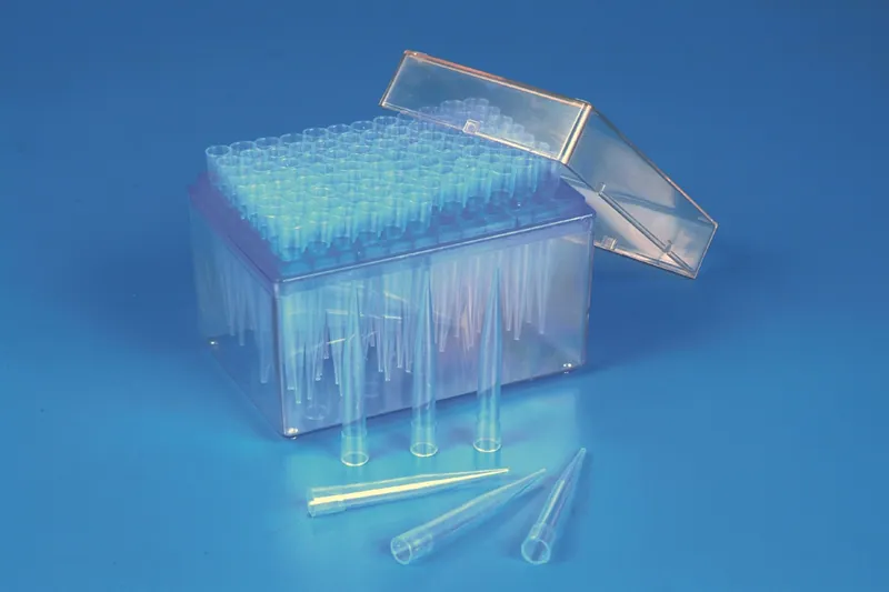 Pipette Tip Blue Universal 100-1000ul boxed Rack